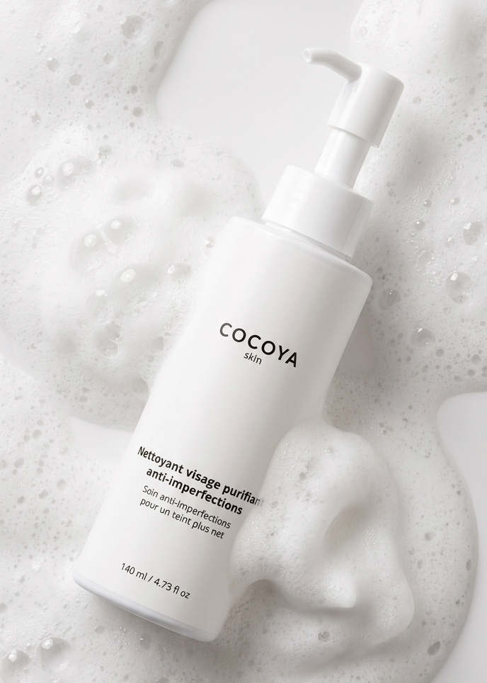 Nettoyant visage purifiant anti-imperfections