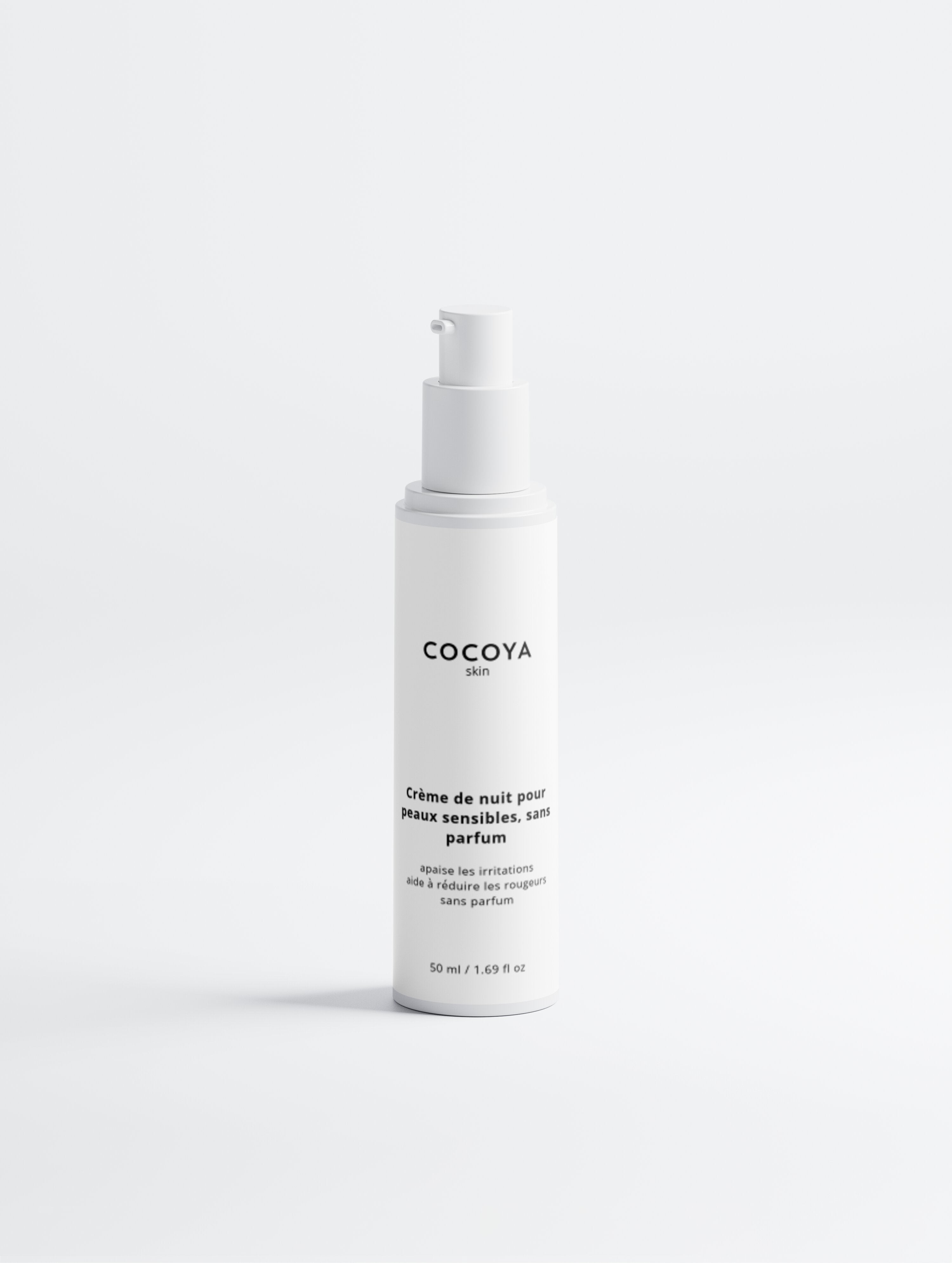 Crème de nuit pour peaux sensibles, sans parfum